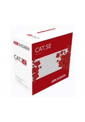 Кабель вита пара Hikvision (DS-1LN5EO-UU/E ) UTP cat 5E, 305м, Corton Box