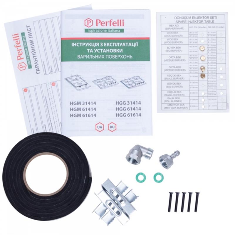 Варочная поверхность Perfelli HGM 61414 WH