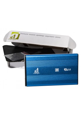 Зовнішня кишеня 1StCharger SATA HDD/SSD 2.5", USB 3.0, Blue (HDE1STU2530BB)