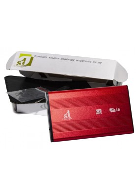 Зовнішня кишеня 1StCharger SATA HDD/SSD 2.5", USB 3.0, Red (HDE1STU2530BR)