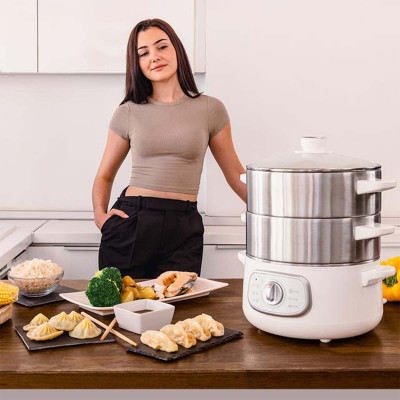 Пароварка Cecotec Vapovita SteelPot White (A01_EU01_100630)