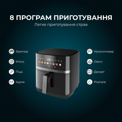 Мультипіч Cecotec Cecofry&Grill Duoheat 8000 (A01_EU01_111027) Мультипіч Cecotec Cecofry&Grill Duoheat 8000 (A01_EU01_111027)