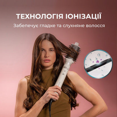 Стайлер Cecotec Bamba CeramicCare 8in1 AirGlisse Gyro Champagne (A01_EU01_112528) Стайлер Cecotec Bamba CeramicCare 8in1 AirGlisse Gyro Champagne (A01_EU01_112528)