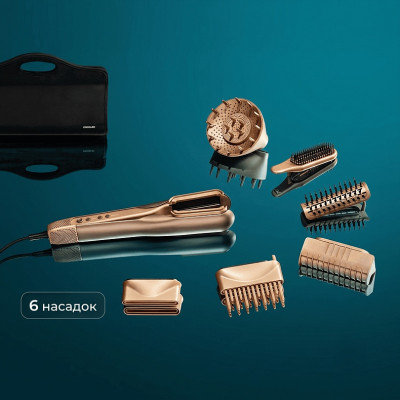 Випрямляч для волосся Cecotec AirLisse 6in1 iTwerk Champagne (A01_EU01_122191) Випрямляч для волосся Cecotec AirLisse 6in1 iTwerk Champagne (A01_EU01_122191)
