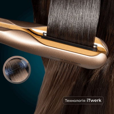 Випрямляч для волосся Cecotec AirLisse 6in1 iTwerk Champagne (A01_EU01_122191) Випрямляч для волосся Cecotec AirLisse 6in1 iTwerk Champagne (A01_EU01_122191)