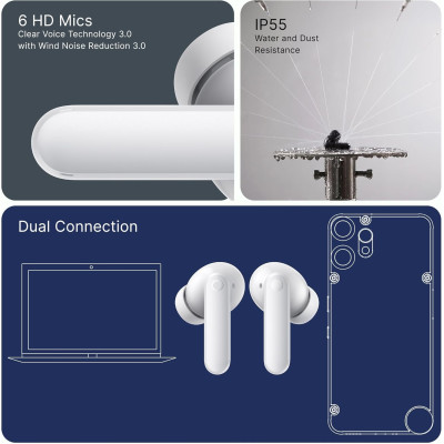 Bluetooth-гарнітура CMF by Nothing Buds 2 Plus B184 Light Grey (A10600105)_EU