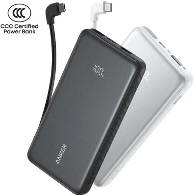 Універсальна мобільна батарея Anker Zolo 10000mAh 22.5W White (A110DH21) Універсальна мобільна батарея Anker Zolo 10000mAh 22.5W White (A110DH21)