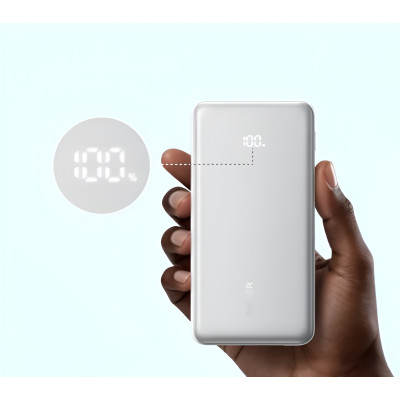 Універсальна мобільна батарея Anker Zolo 10000mAh 22.5W White (A110DH21) Універсальна мобільна батарея Anker Zolo 10000mAh 22.5W White (A110DH21)