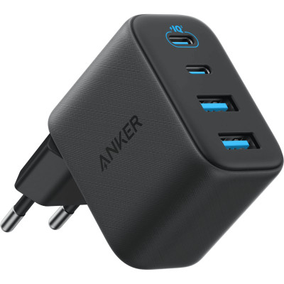 Мережевий зарядний пристрій Anker Zolo Charger 50W, 2xUSB-C, 2xUSB-A, Black (A121EG11)