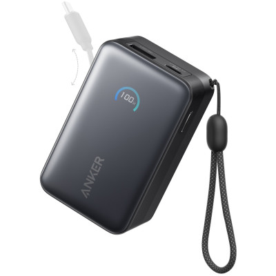 Універсальна мобільна батарея Anker Nano 10000mAh 45W Black (A1638H11) Універсальна мобільна батарея Anker Nano 10000mAh 45W Black (A1638H11)