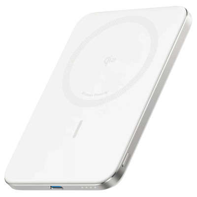 Універсальна мобільна батарея Anker Nano MagGo Slim 5000mAh 20W White (A1665H21)