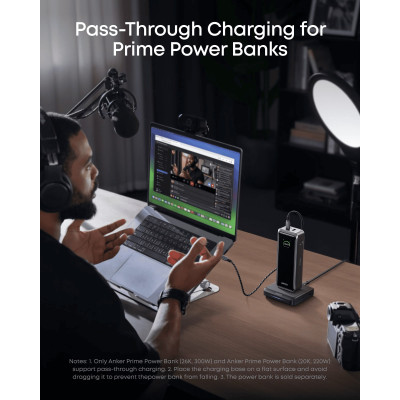 Мережевий зарядний пристрій Anker Charging Base for Anker Prime 150W Black (A1903G11) Мережевий зарядний пристрій Anker Charging Base for Anker Prime 150W Black (A1903G11)