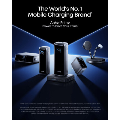 Мережевий зарядний пристрій Anker Charging Base for Anker Prime 150W Black (A1903G11) Мережевий зарядний пристрій Anker Charging Base for Anker Prime 150W Black (A1903G11)