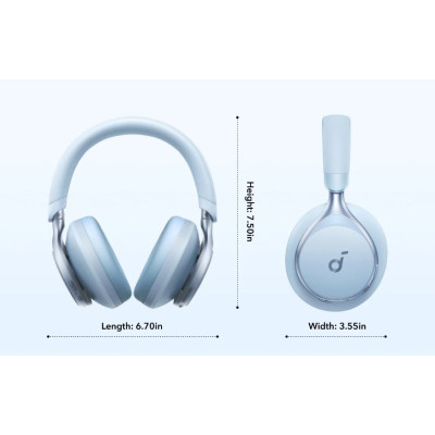 Bluetooth-гарнітура Anker SoundCore Space One Blue (A3035G31)