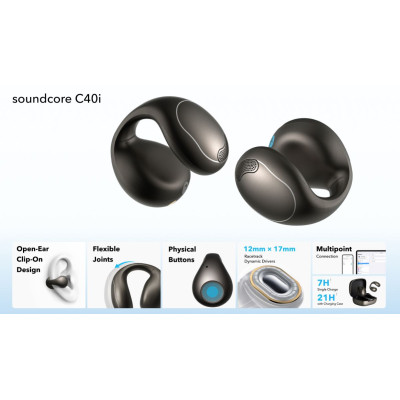 Bluetooth-гарнітура Anker SoundCore C40i Dark Gray (A3331GZ1)