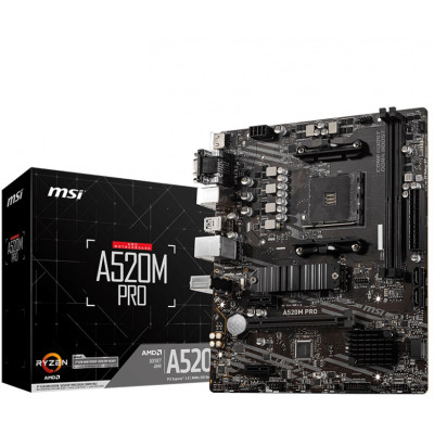 Материнська плата MSI A520M Pro Socket AM4 Материнська плата MSI A520M Pro Socket AM4