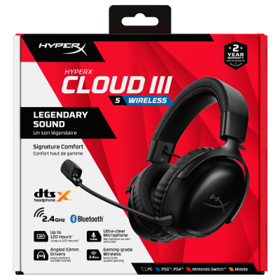 Гарнiтура HyperX Cloud III S Black (A59YZAA)
