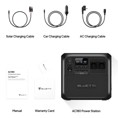 Зарядна станція Bluetti AC180 1152Wh 320000mAh 1800W (PB931491)