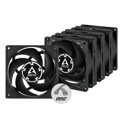 Вентилятор Arctic P8 PWM PST Black - 5 Pack (ACFAN00154A) Вентилятор Arctic P8 PWM PST Black - 5 Pack (ACFAN00154A)