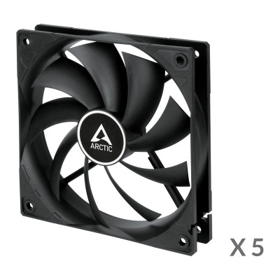 Вентилятор Arctic F12 Black - 5 Pack (ACFAN00248A)