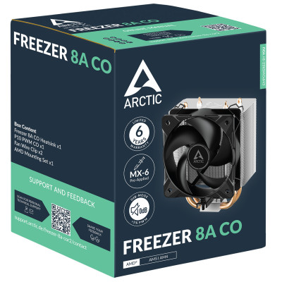 Кулер процесорний Arctic Freezer 8A CO (ACFRE00162A) Кулер процесорний Arctic Freezer 8A CO (ACFRE00162A)