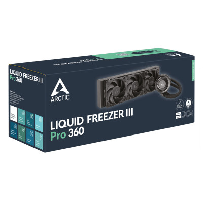 Система водяного охолодження Arctic Liquid Freezer III Pro 360 Black (ACFRE00180A) Система водяного охолодження Arctic Liquid Freezer III Pro 360 Black (ACFRE00180A)