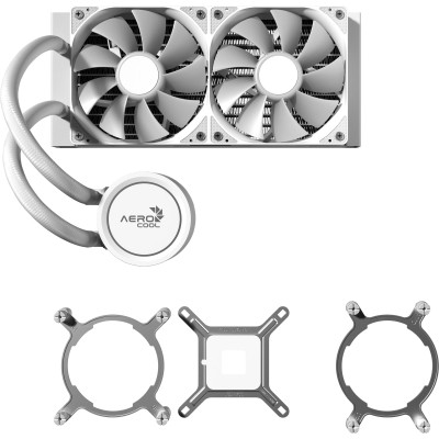 Система водяного охолодження AeroCool Abyss L240R White (ACLA-AB24117.21)