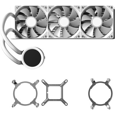 Система водяного охолодження AeroCool Abyss L360R Digi White (ACLA-AD36117.21) Система водяного охолодження AeroCool Abyss L360R Digi White (ACLA-AD36117.21)