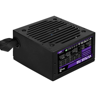 Блок живлення AeroCool VX Plus Stealth 750 (ACPN-VS75AEY.12) 750W Блок живлення AeroCool VX Plus Stealth 750 (ACPN-VS75AEY.12) 750W
