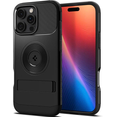 Чохол-накладка Spigen Slim Armor with MagFit для Apple iPhone 16 Pro Max Black (ACS08034)