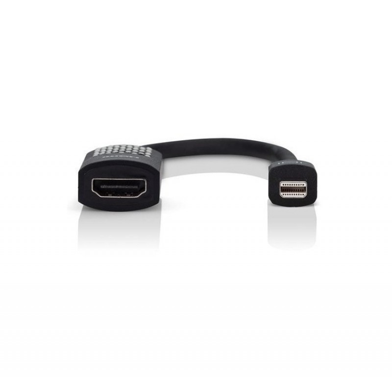 Адаптер Belkin mini DisplayPort - HDMI (M/F), 0.12 м, Black (F2CD079bt)