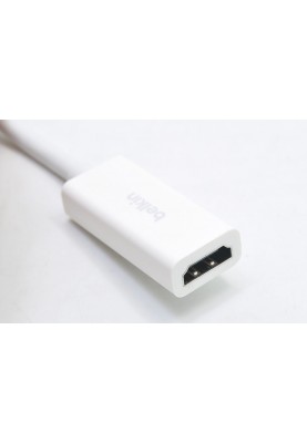 Адаптер Belkin mini DisplayPort - HDMI (M/F), 0.12 м, White (F2CD078DSAPL)