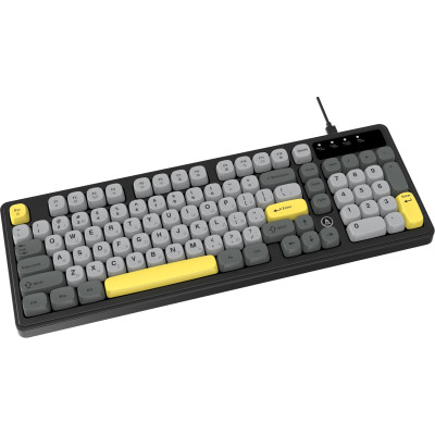 Клавіатура Ajazz AF98 Black USB-C Black Gray Yellow (AF98-BGY) Клавіатура Ajazz AF98 Black USB-C Black Gray Yellow (AF98-BGY)