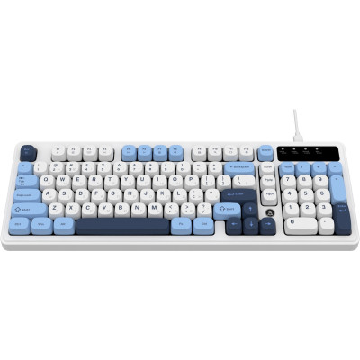 Клавіатура Ajazz AF98 Black USB-C Glacier Blue (AF98-GB) Клавіатура Ajazz AF98 Black USB-C Glacier Blue (AF98-GB)