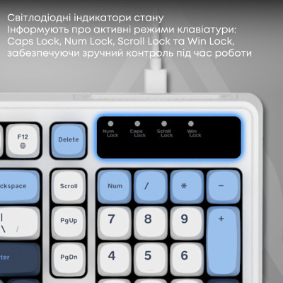 Клавіатура Ajazz AF98 Black USB-C Glacier Blue (AF98-GB) Клавіатура Ajazz AF98 Black USB-C Glacier Blue (AF98-GB)