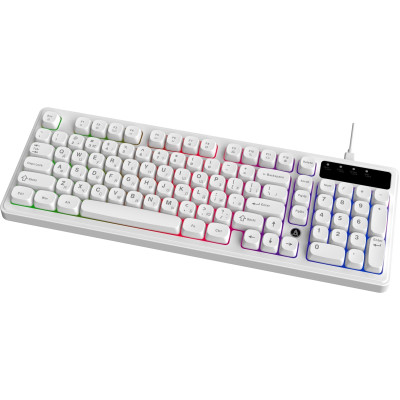Клавіатура Ajazz AF98 Black USB-C White (AF98-W) Клавіатура Ajazz AF98 Black USB-C White (AF98-W)