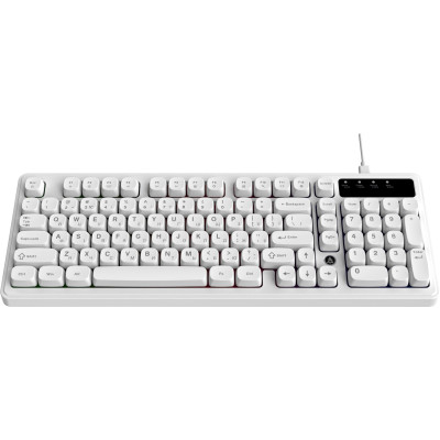 Клавіатура Ajazz AF98 Black USB-C White (AF98-W) Клавіатура Ajazz AF98 Black USB-C White (AF98-W)