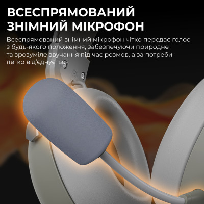 Bluetooth-гарнітура Ajazz AHM08 MAX 3-Mode Grey (AHM08-MAX-GW) Bluetooth-гарнітура Ajazz AHM08 MAX 3-Mode Grey (AHM08-MAX-GW)