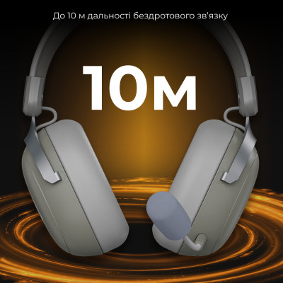 Bluetooth-гарнітура Ajazz AHM08 MAX 3-Mode Grey (AHM08-MAX-GW) Bluetooth-гарнітура Ajazz AHM08 MAX 3-Mode Grey (AHM08-MAX-GW)