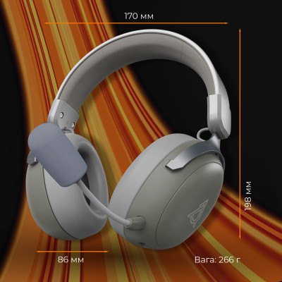 Bluetooth-гарнітура Ajazz AHM08 MAX 3-Mode Grey (AHM08-MAX-GW) Bluetooth-гарнітура Ajazz AHM08 MAX 3-Mode Grey (AHM08-MAX-GW)