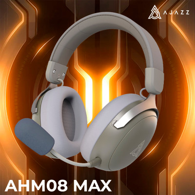 Bluetooth-гарнітура Ajazz AHM08 MAX 3-Mode Grey (AHM08-MAX-GW) Bluetooth-гарнітура Ajazz AHM08 MAX 3-Mode Grey (AHM08-MAX-GW)