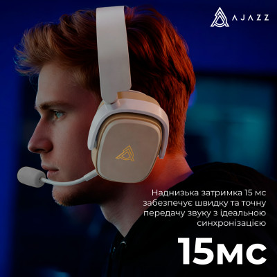 Bluetooth-гарнітура Ajazz AHM09 MAX 3-Mode Grey (AHM09-MAX-GW) Bluetooth-гарнітура Ajazz AHM09 MAX 3-Mode Grey (AHM09-MAX-GW)