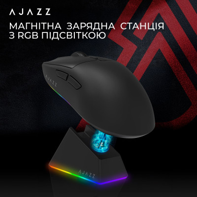 Миша бездротова Ajazz AJ139 V2 Black (AJ139-V2-MC-B)