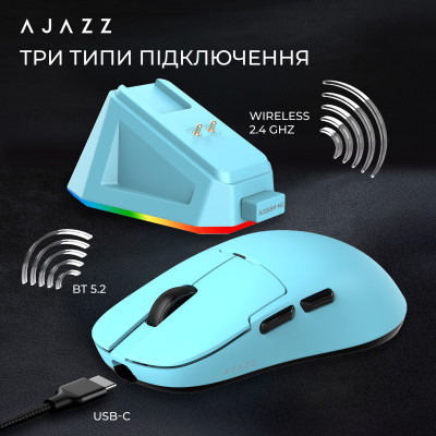 Миша бездротова Ajazz AJ159P MC Blue (AJ159P-MC-Blue) Миша бездротова Ajazz AJ159P MC Blue (AJ159P-MC-Blue)
