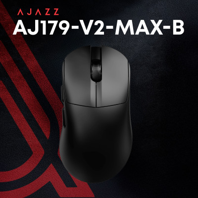 Миша бездротова Ajazz AJ179 V2 Max Black (AJ179-V2-MAX-B) Миша бездротова Ajazz AJ179 V2 Max Black (AJ179-V2-MAX-B)