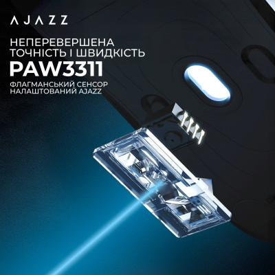 Миша бездротова Ajazz AJ179 V2 Max Black (AJ179-V2-MAX-B) Миша бездротова Ajazz AJ179 V2 Max Black (AJ179-V2-MAX-B)
