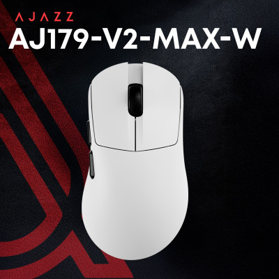 Миша бездротова Ajazz AJ179 V2 Max White (AJ179-V2-MAX-W)
