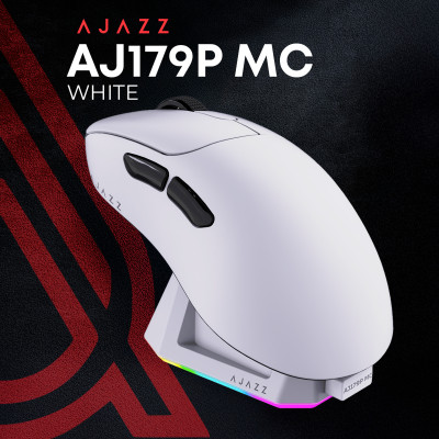 Миша бездротова Ajazz AJ179P MC White (AJ179P-MC-W) Миша бездротова Ajazz AJ179P MC White (AJ179P-MC-W)