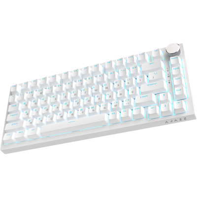 Клавіатура Ajazz AK820 Red Switch White USB-C (AK820-R-W) Клавіатура Ajazz AK820 Red Switch White USB-C (AK820-R-W)
