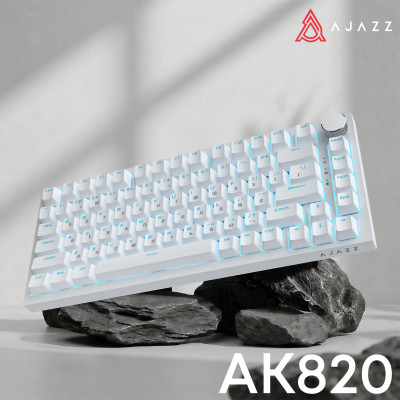 Клавіатура Ajazz AK820 Red Switch White USB-C (AK820-R-W) Клавіатура Ajazz AK820 Red Switch White USB-C (AK820-R-W)